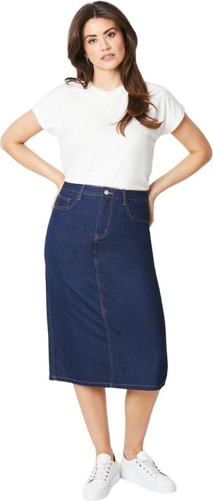 Image du produit Principles Jupe midi en denim à ourlet fendu pour femmes et hommes (42)