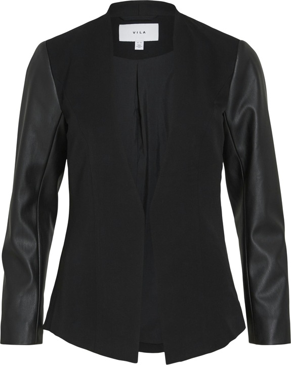 Vila Kunstlederärmel Blazer (34)
