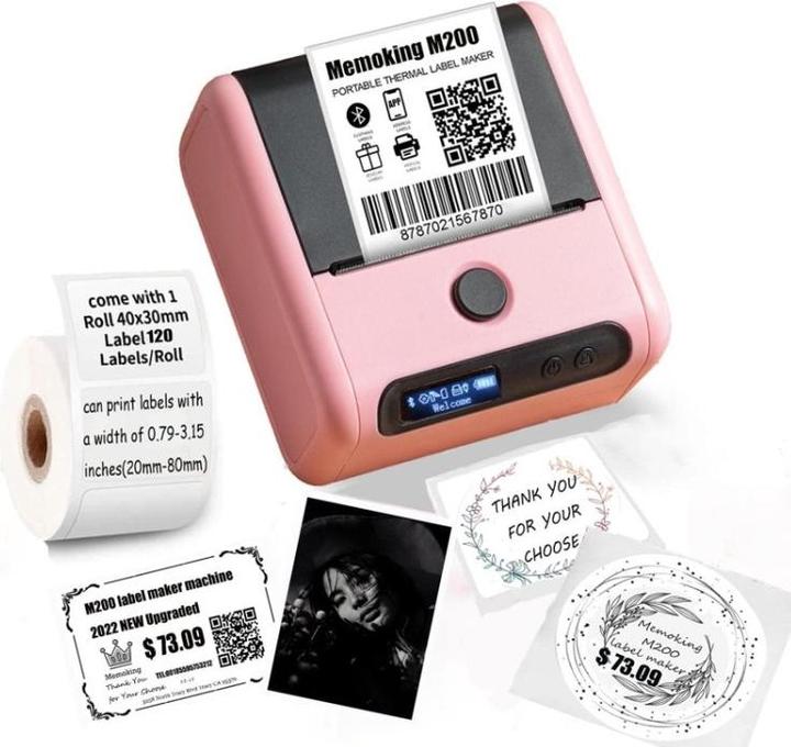 Produktbild Phomemo M200 Bluetooth Thermal Label Drucker Weiss