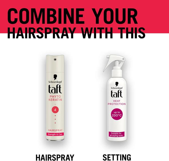 Actual product image Schwarzkopf Taft - Keratin Hairspray Spray Hairspray 250ml (250 ml)