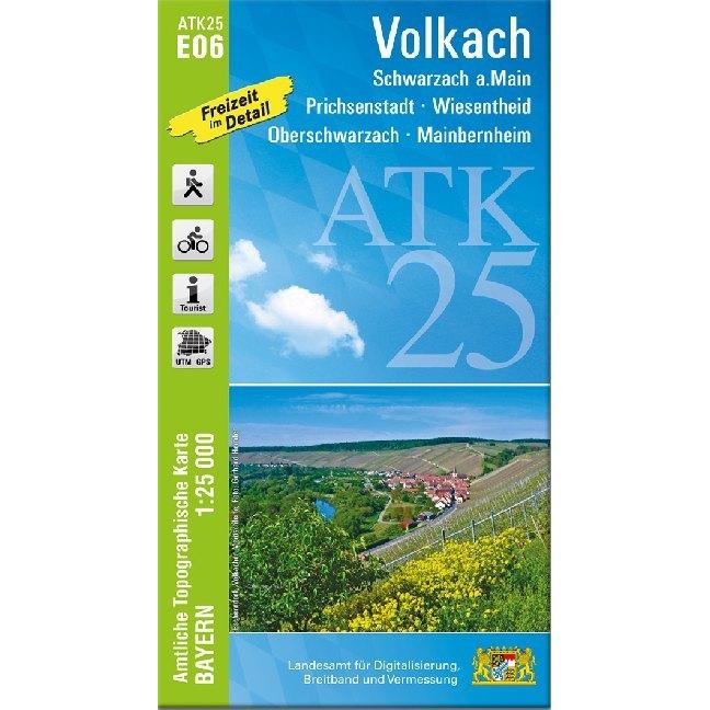 ATK25-E06 Volkach (Amtliche Topographis, Landkarte