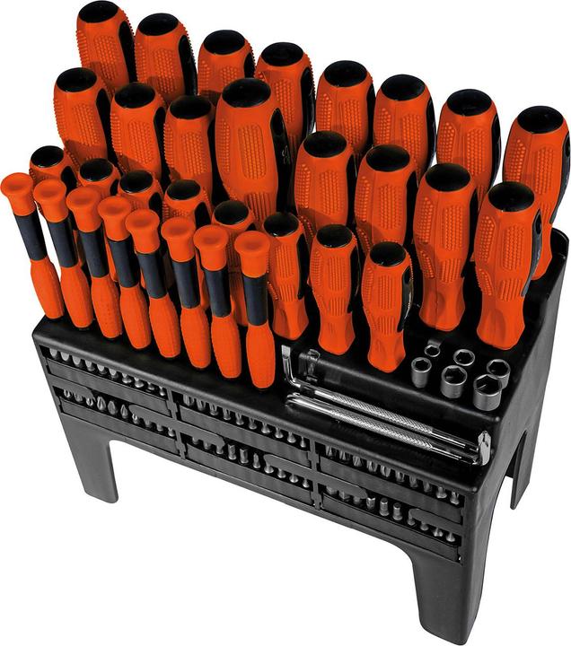 Actual product image Mannesmann 100-piece screwdriver set