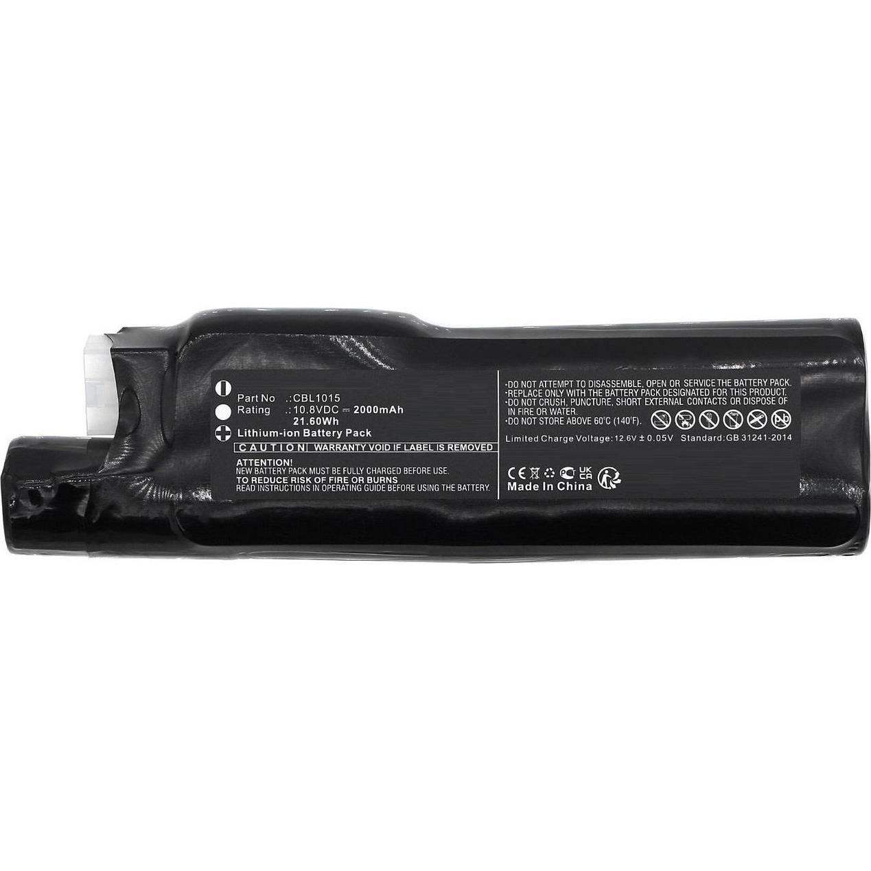 CoreParts Battery 10.8V 2000mAh 21.60Wh, Staubsauger Zubehör, Schwarz
