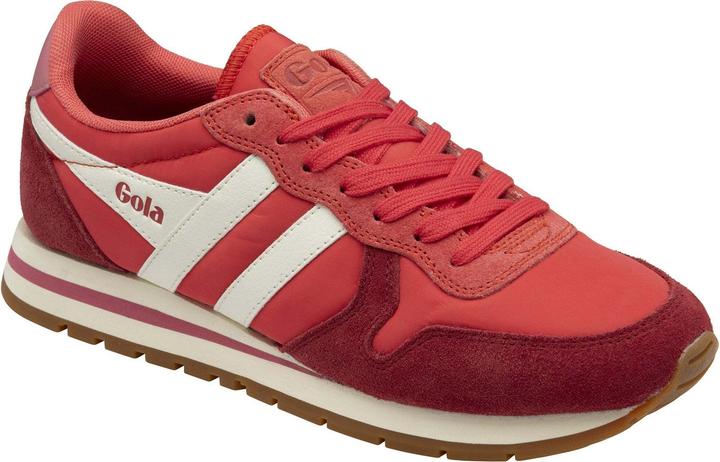 Off White, Deep Red, Coral