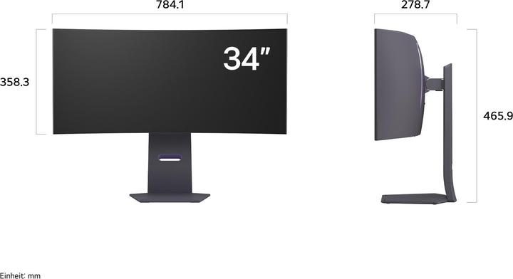 Actual product image LG 34GS95QE-B (3440 x 1440 pixels, 34")