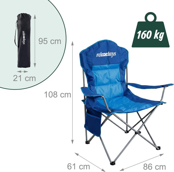 Produktbild Relaxdays Campingstuhl