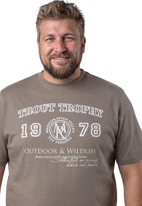 Produktbild Men+ T-Shirt, Halbarm, Brustprint (5XL)