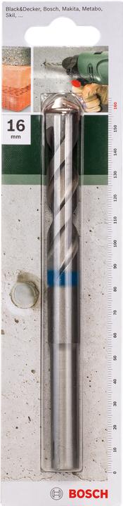 Actual product image Bosch Professional Zubehör Concrete drill bit according to ISO 5468 D= 16.0 mm L= 160 mm (12.3 mm)