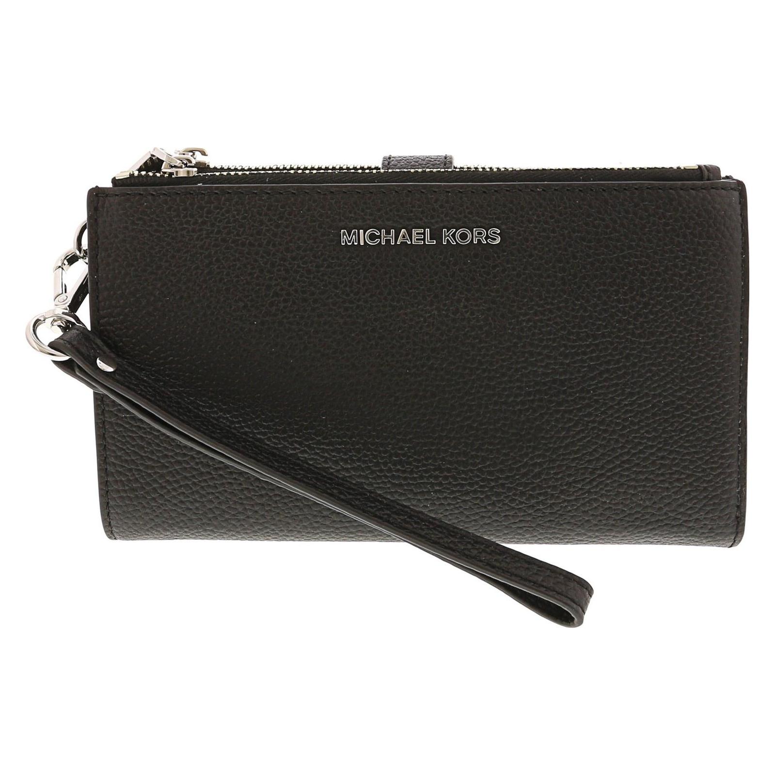 Michael Kors, Vrouwen, Handtas, Adele Smartphone Clutch - Schwarz, Zwart
