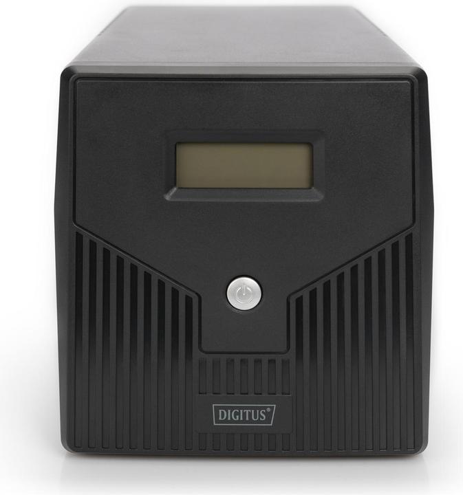 Immagine prodotto Digitus Line Interactive UPS 1000VA/600W nero con LCD 4xSchuko RJ11/RJ45 1xRS232 1xUSB AVR H160xW350xD... (1000 VA, 600 W, Interattivo linea UPS)