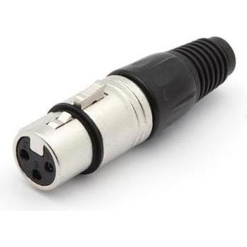 Velleman XLR-BUCHSE - 3-POLIG - VERNICKELT (XLR), Audio Kabel