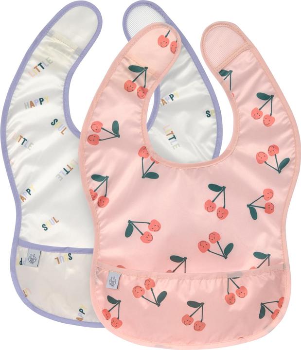 Lässig Lätzchen Klett-Lätzchen 2er Pack Lightweight Bib - (6 Monate)