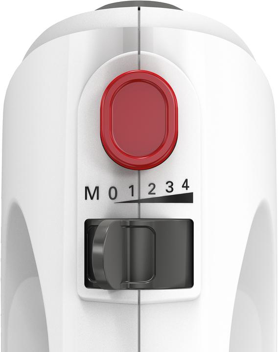 Produktbild Bosch Hausgeräte Hand Mixer MFQ22100 CleverMixx 375 W, Number of speeds 4, Turbo mode, White/Dark Grey (375 W)