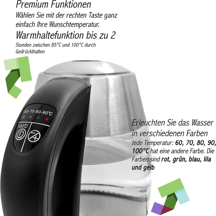 Produktbild LMG Edelstahl Glas, 1,8 Liter (1.80 l)