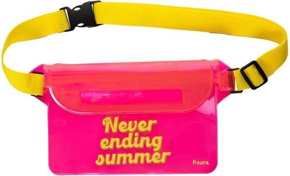 Actual product image Fisura Waterproof shoulder bag "Never ending Summer" Pink