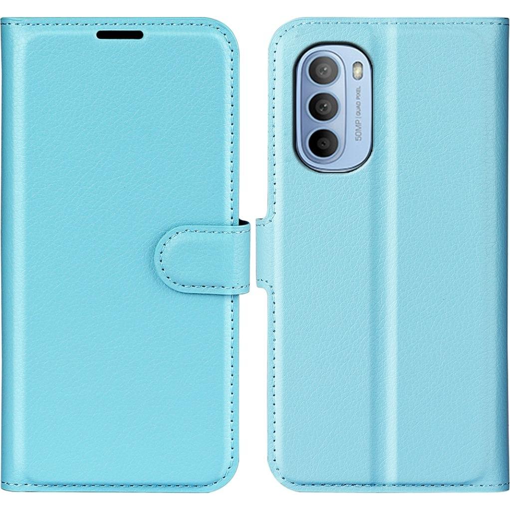 Screenguard Motorola Moto G31 Leather Guard Lederhülle (Motorola Moto G31), Smartphone Hülle, Blau