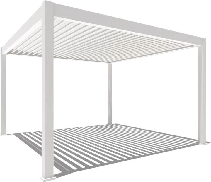 Immagine prodotto Weide elektrische Pergola 4x4m Weiss mit LED (400 cm, 400 cm)