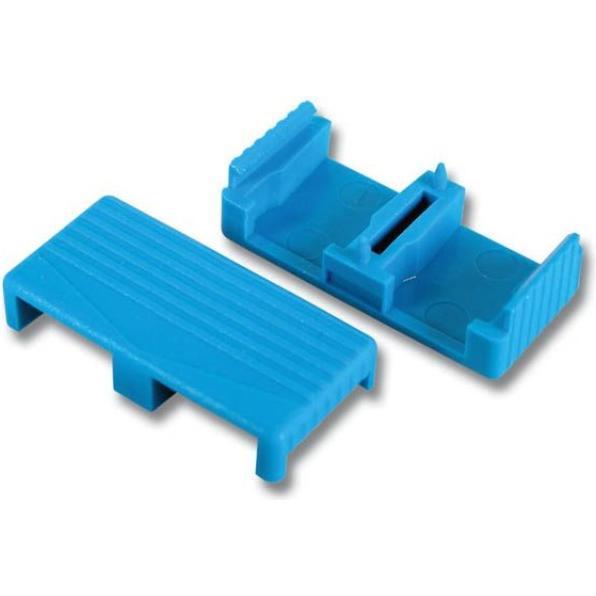 EFB Elektronik Universal Clip blau für SC-Duplex (Kabel Zubehör), Netzwerk Zubehör