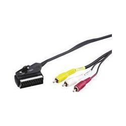 Thumbnail - Goobay Adapterkabel, Scart zu Composite Audio Video (3 m, Gerätespezifisch), Audio Kabel