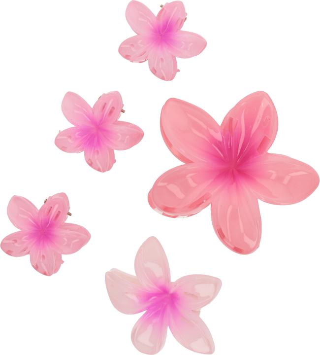 Actual product image Trisa Fashion Frangipani Set Haarklammern & Clip Rosa 5 Stk. (5 pcs.)