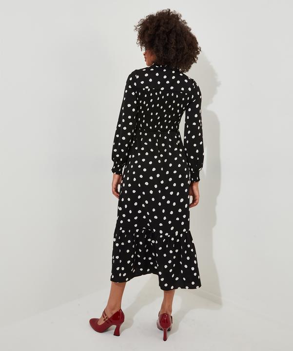 Image du produit Joe Browns Tie-Neck Polka Dot Midi Dress (40)