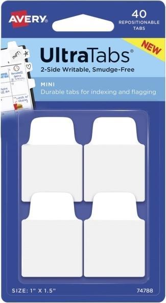 Productafbeelding Avery Plakstrips (38 x 25.40 mm)