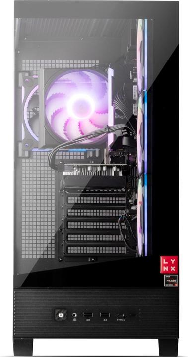 Actual product image LYNX Challenger Ryzen 7 5800X 32GB 1T SSD NVMe RTX 5070 12G W11 Home (1000 GB, 32 GB, GeForce RTX 5070)