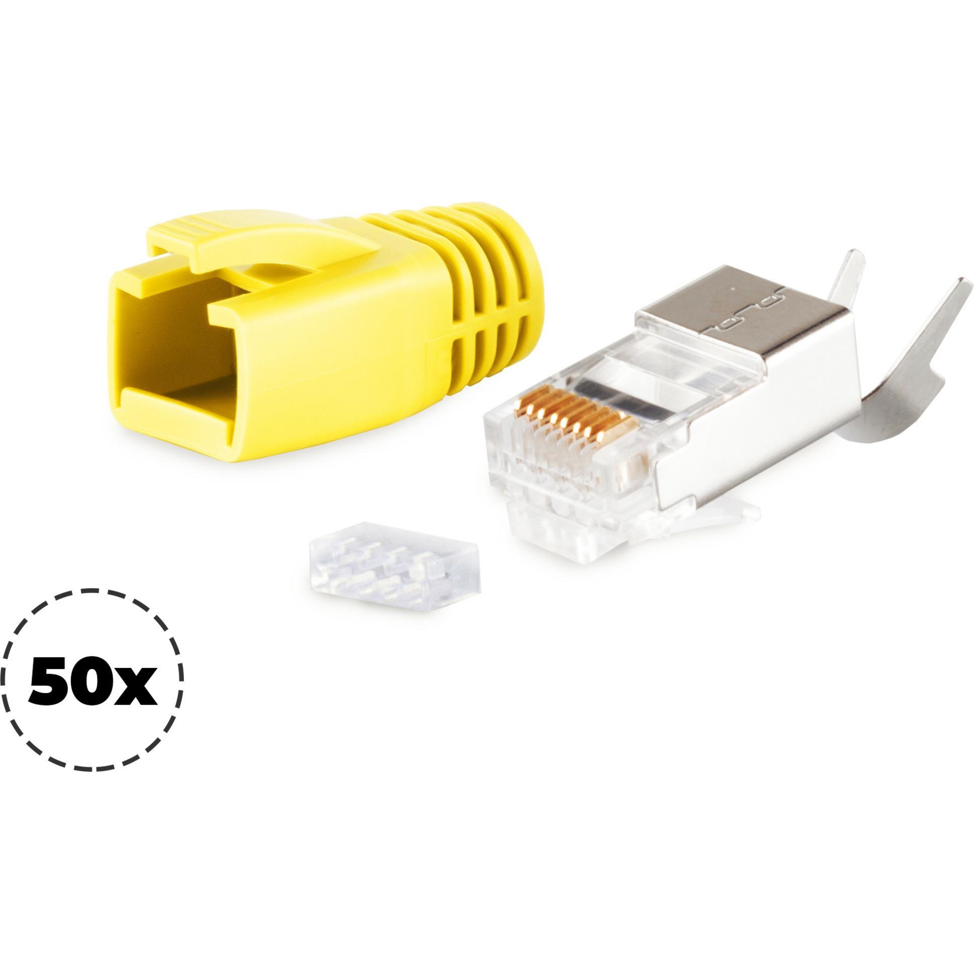 Shiverpeaks S/CONN maximum connectivity Netzwerk Modular Stecker RJ45 SET für Verlegekabel bis AWG 23, Stecker m, Netzwe...