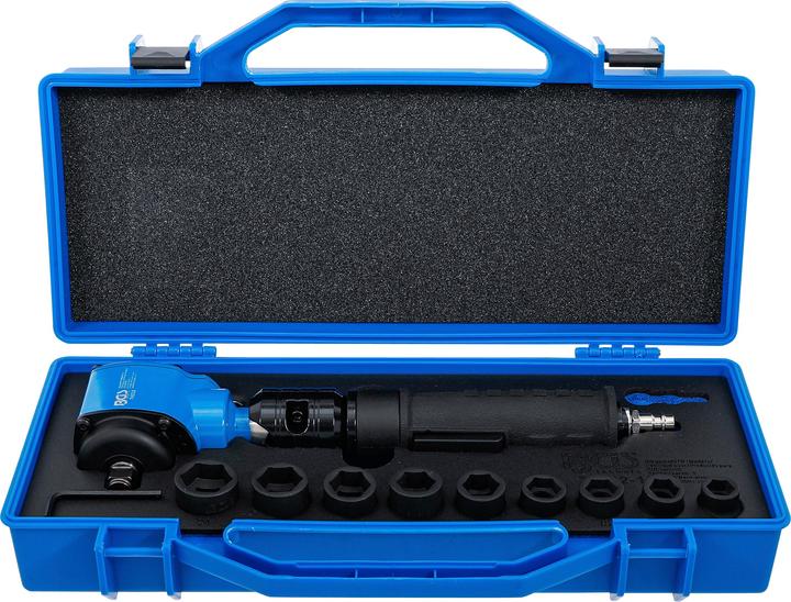 Actual product image BGS Compressed air impact wrench | angled & power socket spanner set | 12.5 mm (1/2") | 650 Nm |