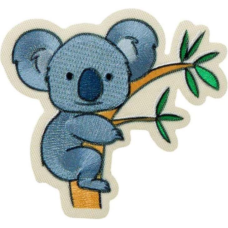 Mono Quick Koala, Applikationen, Grau, Blau