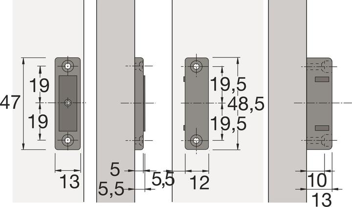 Produktbild Hettich Magnetschnäpper