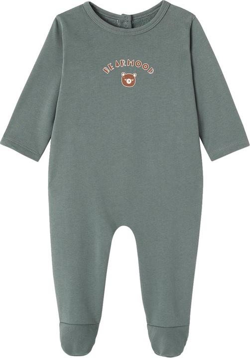 Produktbild Vertbaudet 2er-Pack Jungen Baby Strampler aus Sweatware mit Teddy Oeko-Tex (86)