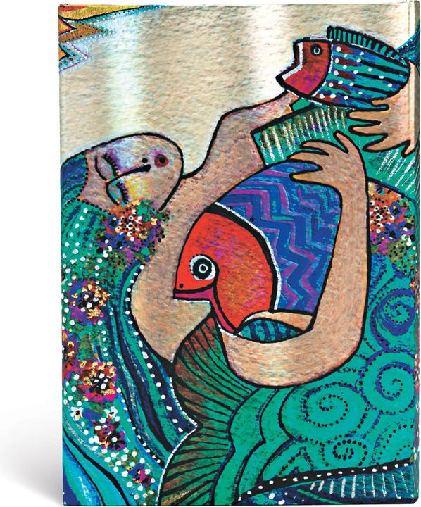 Image du produit Paperblanks Créations insolites Chant de la merMidiLIN (130 x 180 mm, À rayures, Couverture rigide)