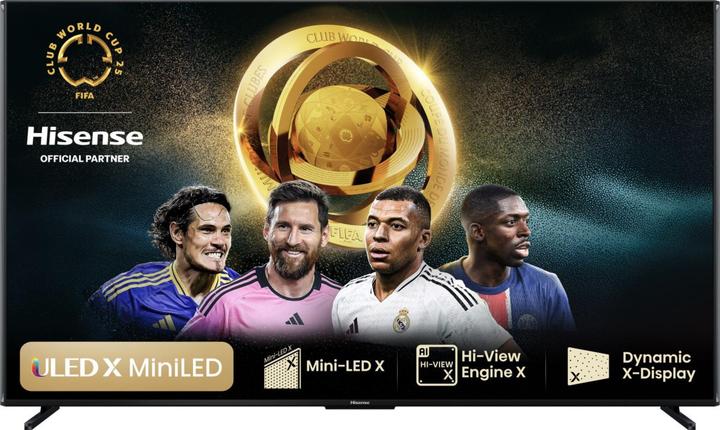 Image du produit Hisense TV 85UXNQ (215 cm (85 pouces), noir, UltraHD/4K, triple tuner, AMD Free-Sync, dalle 120Hz) (85", LED, 4K, FR)