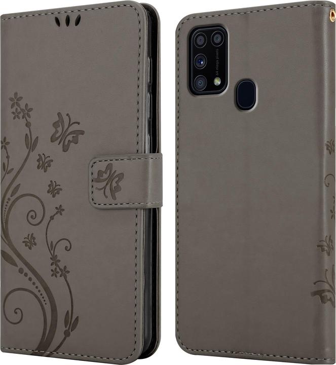 Actual product image Cadorabo Flower Book Cover (Samsung Galaxy M31)