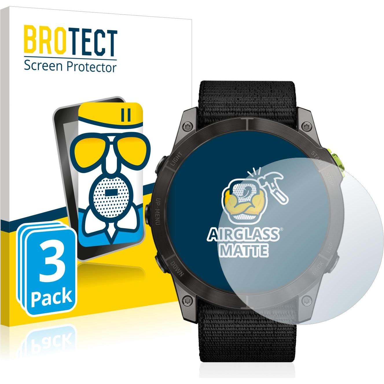 Thumbnail - BROTECT AirGlass Panzerglasfolie Matt, Smartwatch Schutzfolie, Grau