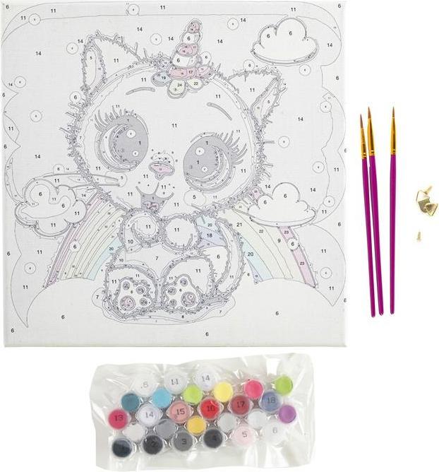 Produktbild Craft Buddy Malen nach Zahlen Unicorn Stars