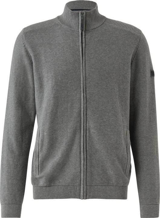 Produktbild s.Oliver Strickjacke Strickjacke im Mustermix mit Troyer-Kragen (S)