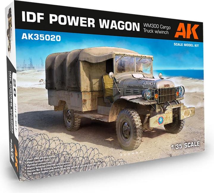 Produktbild AK Interactive IDF POWER WAGON WM300 w/winch 1/35