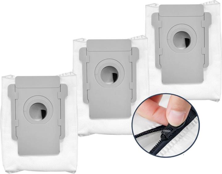 Immagine prodotto Roboparts Sacchetto per la polvere riutilizzabile per iRobot Roomba Clean Base i7+ i3+ j7+ S9+i4 - 3 pezzi (3x)
