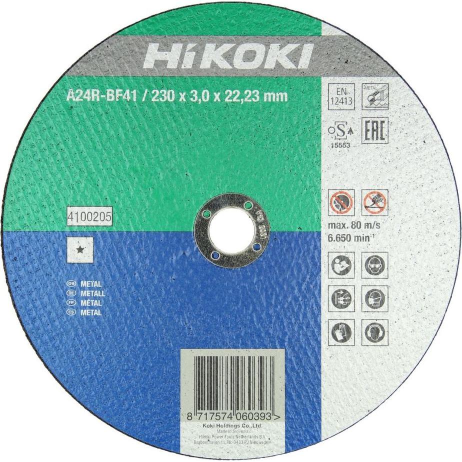 Hikoki, Lama, Zubehör 4100205 Trennscheibe 230x2,5x22,23 mm flach/Stahl