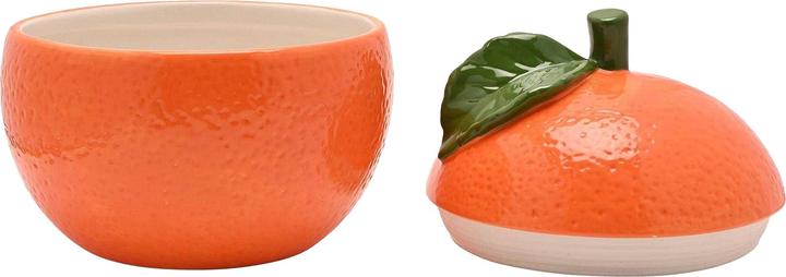Actual product image Hestia Orange Storage Jar