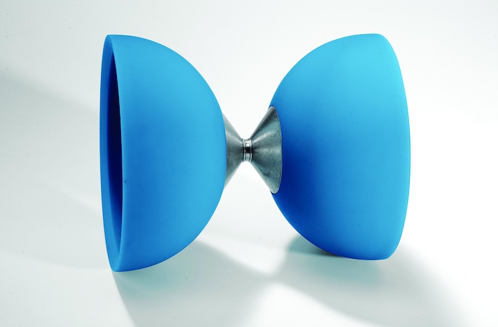 Actual product image Eureka Rubber diabolo light blue