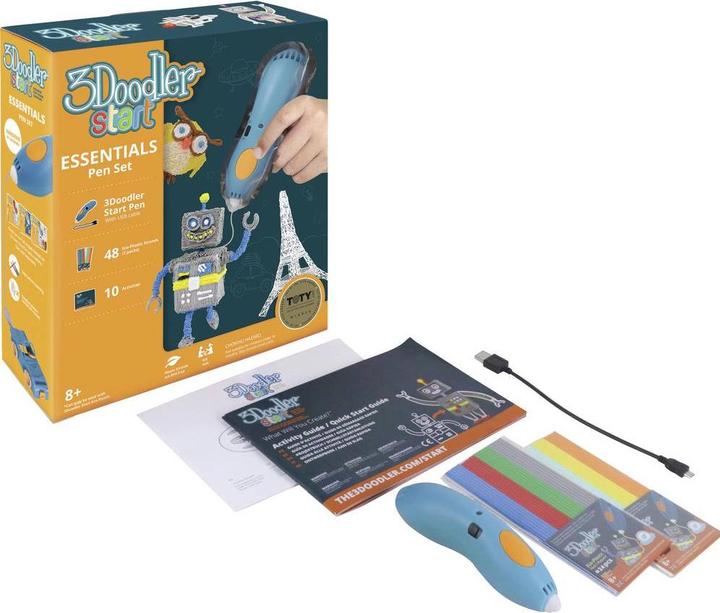 Productafbeelding 3Doodler Start PLUS 3D PRINTING PEN SPLUS 3D pen 0,77 mm Turquoise, Geel