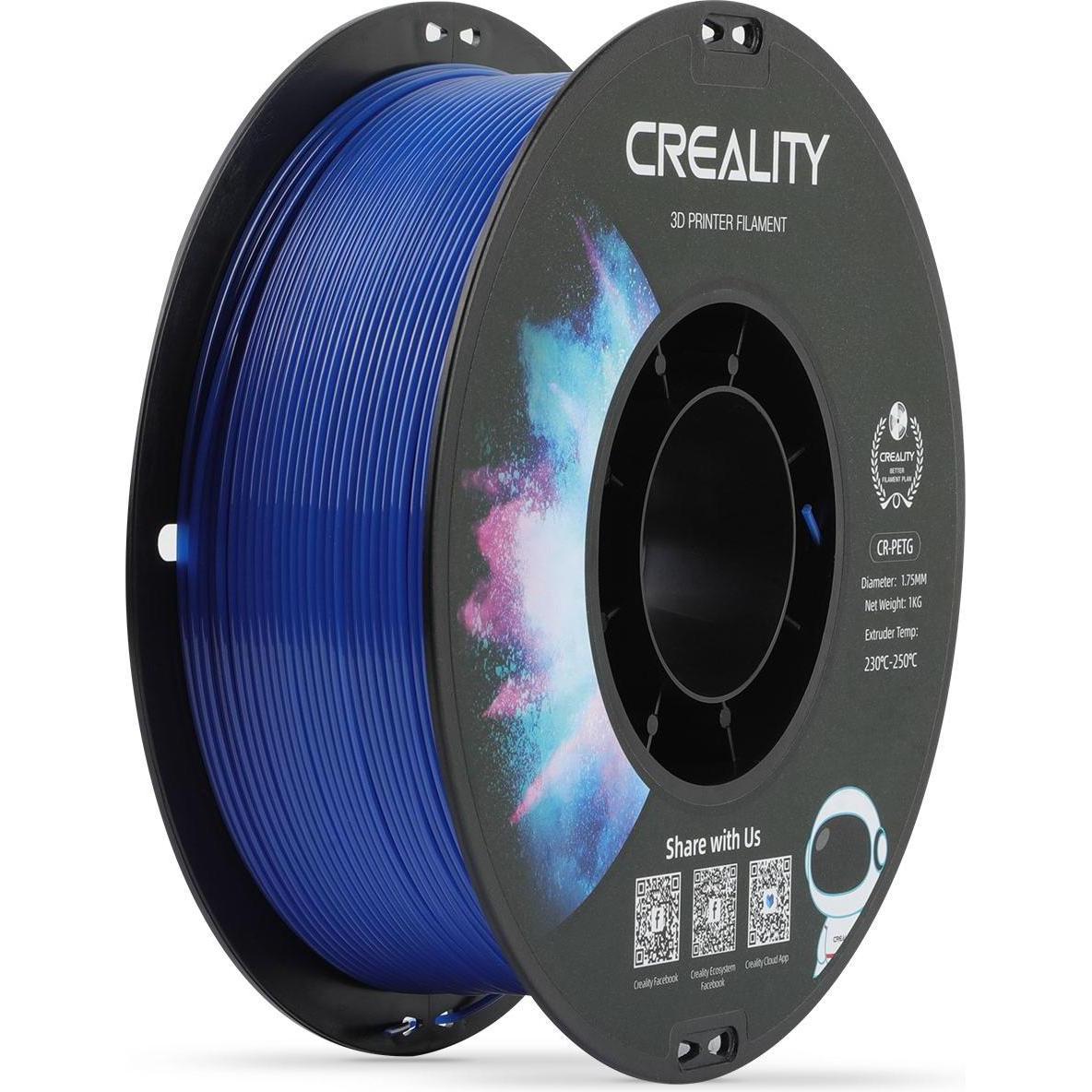 Creality Filament (PETG, 1.75 mm, 1000 g, Blau), 3D Filament, Blau