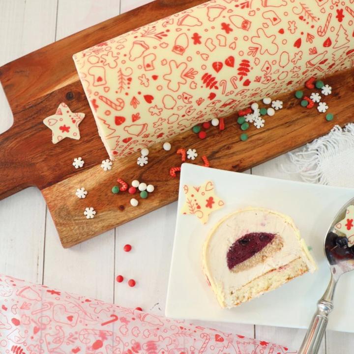 Image du produit ScrapCooking Lot de 2 feuilles de transfert motifs de Noël goût chocolat (2 x)