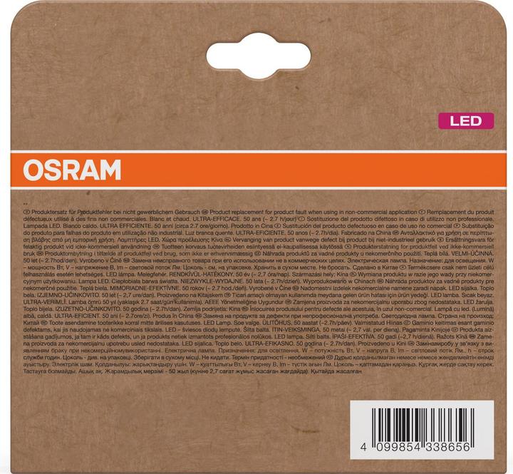 Image du produit Osram Triopack LED Leuchtmittel Classic A60 E27 frosted (E27, 806 lm, 30 x)