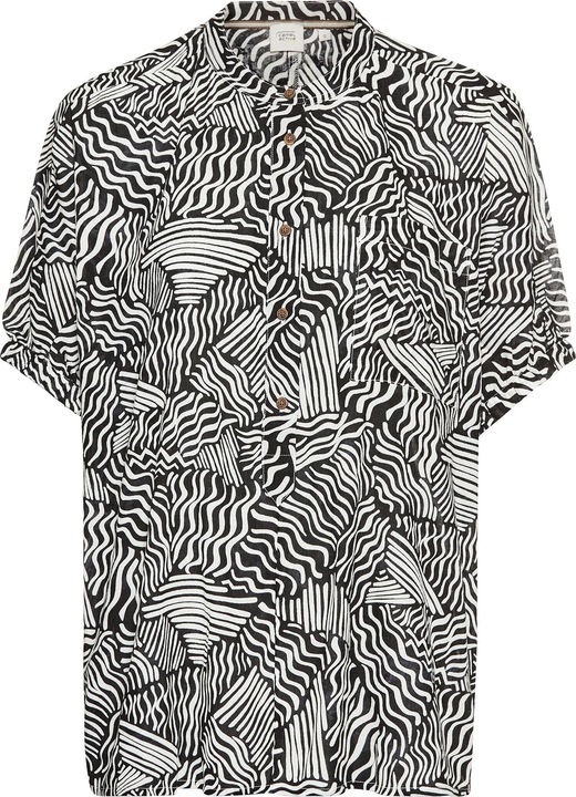 Camel Active Schlupfbluse mit Allover Print