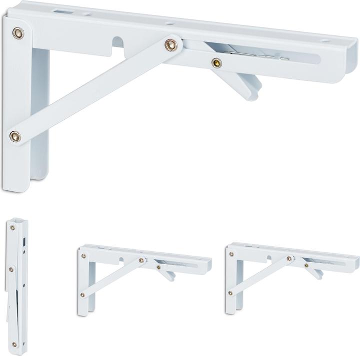 Actual product image Relaxdays 4x Shelf brackets