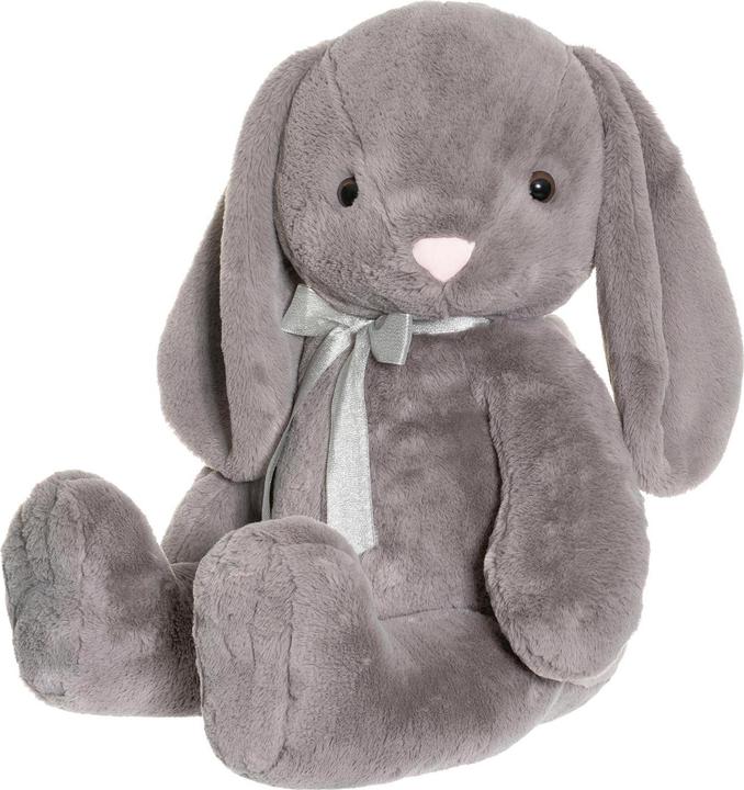 Teddykompaniet Plüsch Riesenhase Olivia grau 85 cm (85 cm)